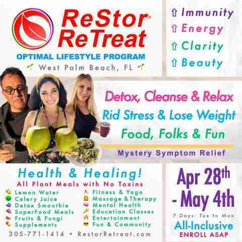 ReStor ReTreat Inspired in West Palm Beach Florida April 28 to May 4th 2026